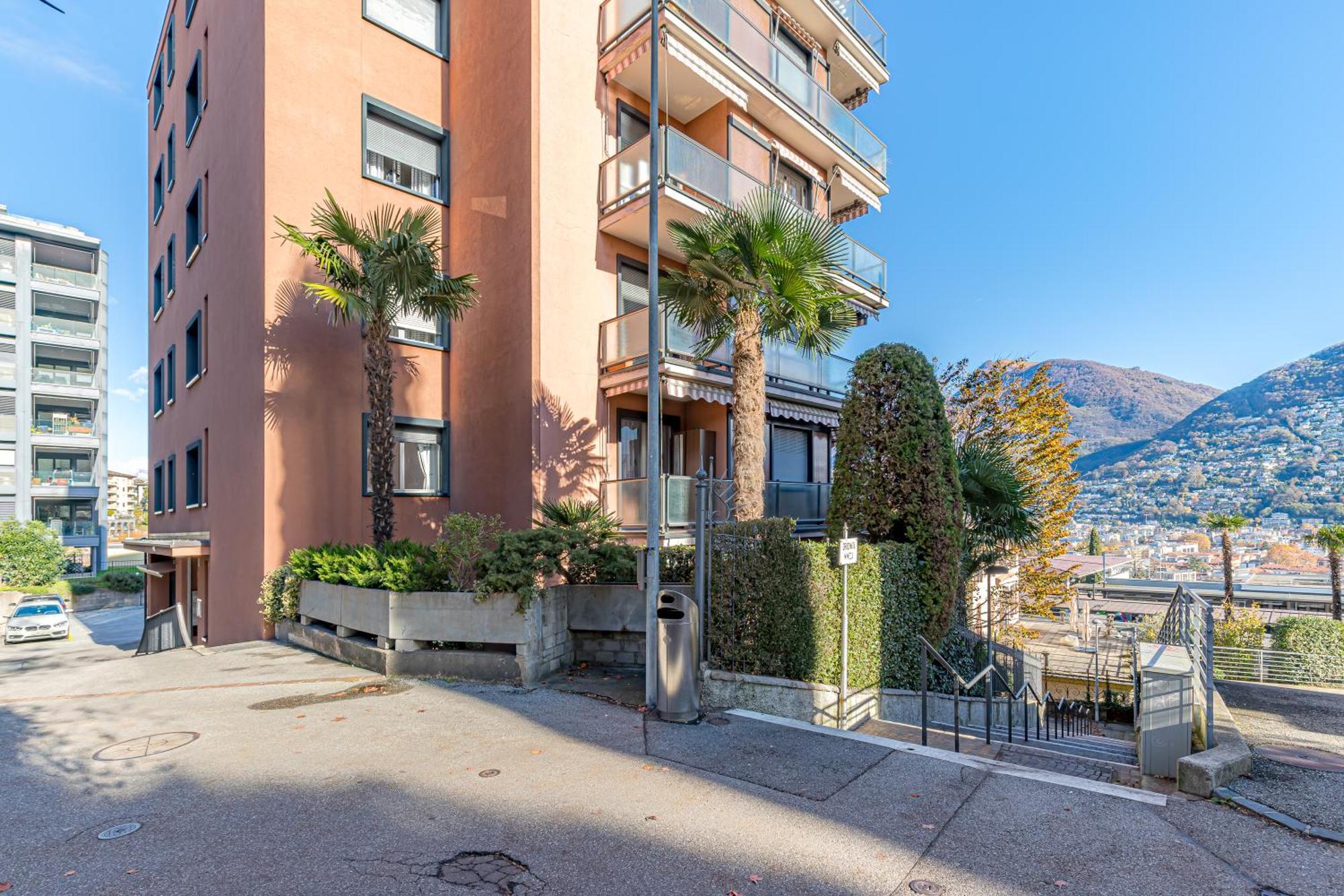 Imperial Of Lugano 4 With A Lake View Behind The Station And 10 Min From The Lake Lejlighed Eksteriør billede